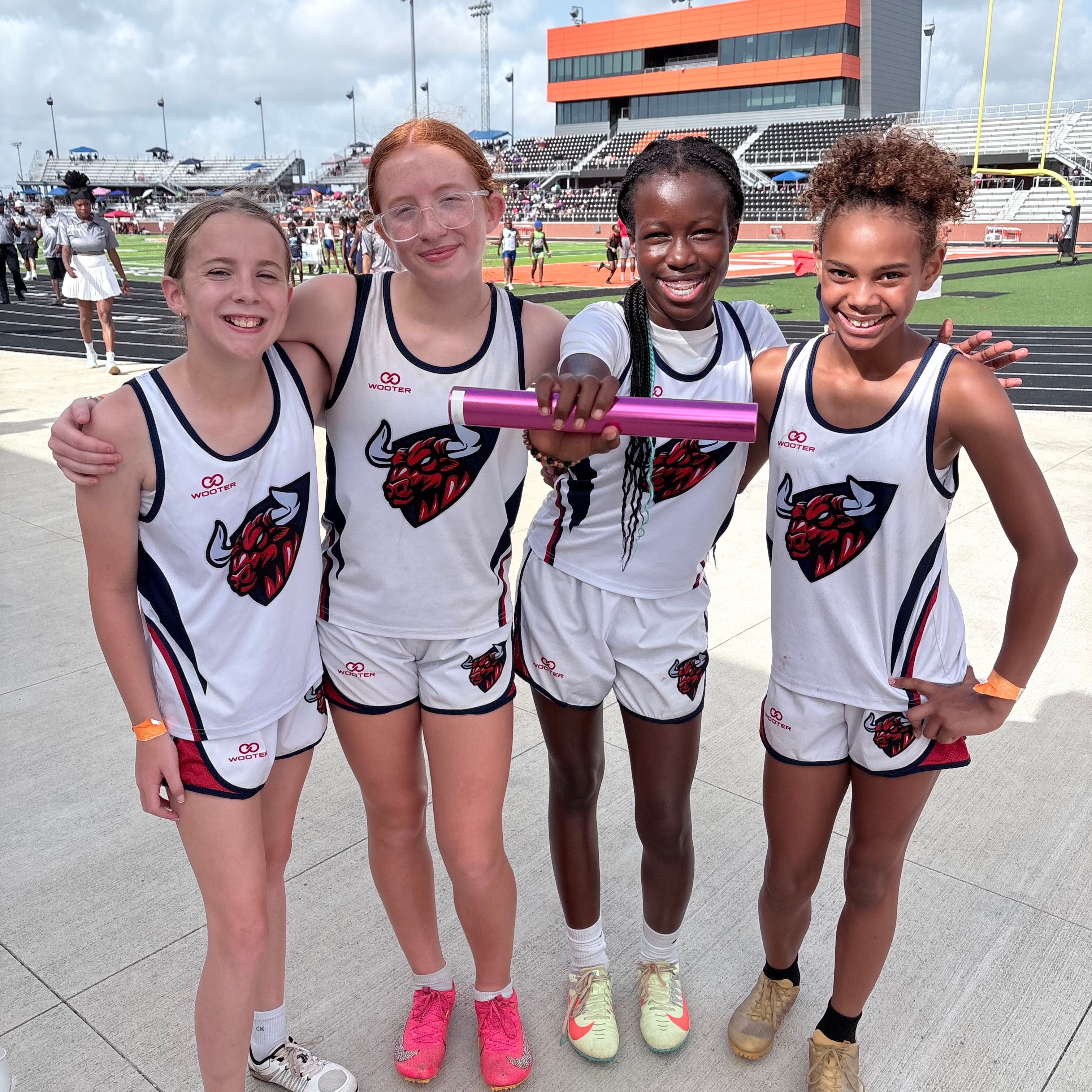 12U Girls 4×100m Relay